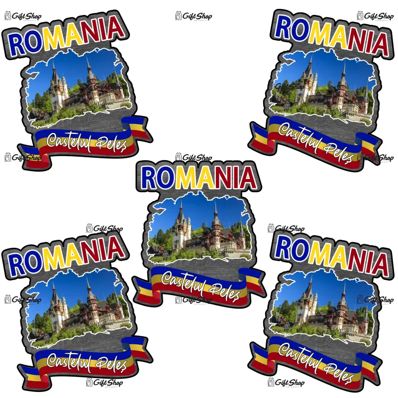 Castelul peles romania, magnet frigider mgs163